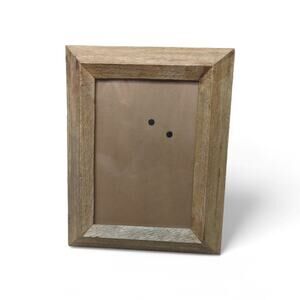 5 X 7 Rustic Textured Wooden Picture Frame Standing Primitive Farmhouse